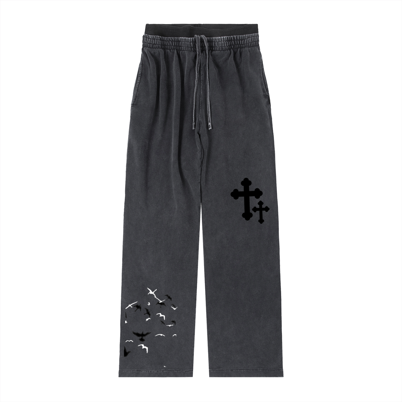 Vintage Washed Waist Pants