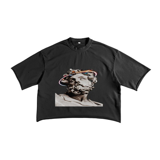 French Terry Raw Edge T-Shirt