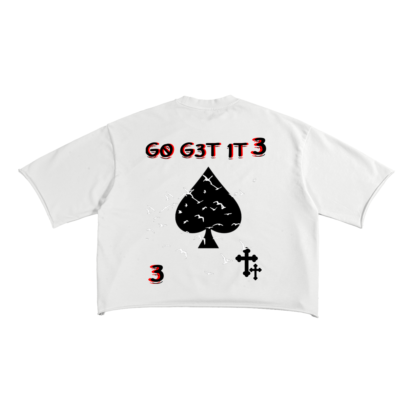 French Terry Raw Edge T-Shirt