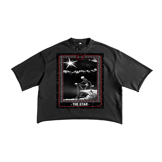 French Terry Raw Edge T-Shirt