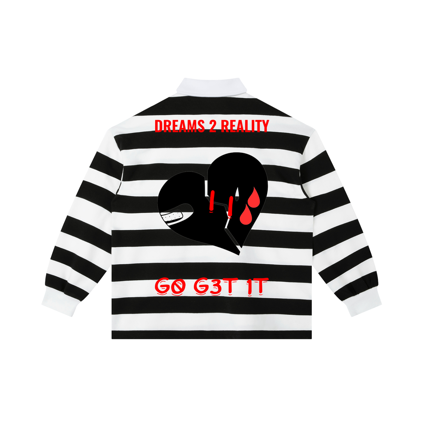 Color Block Stripe Polo Shirt