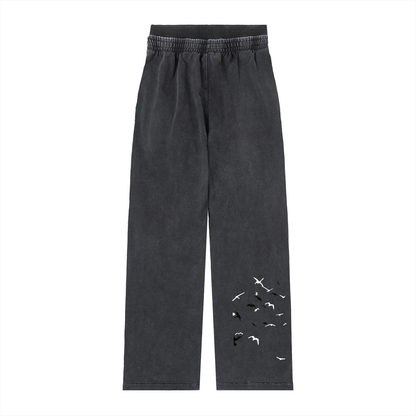 Vintage Washed Waist Pants